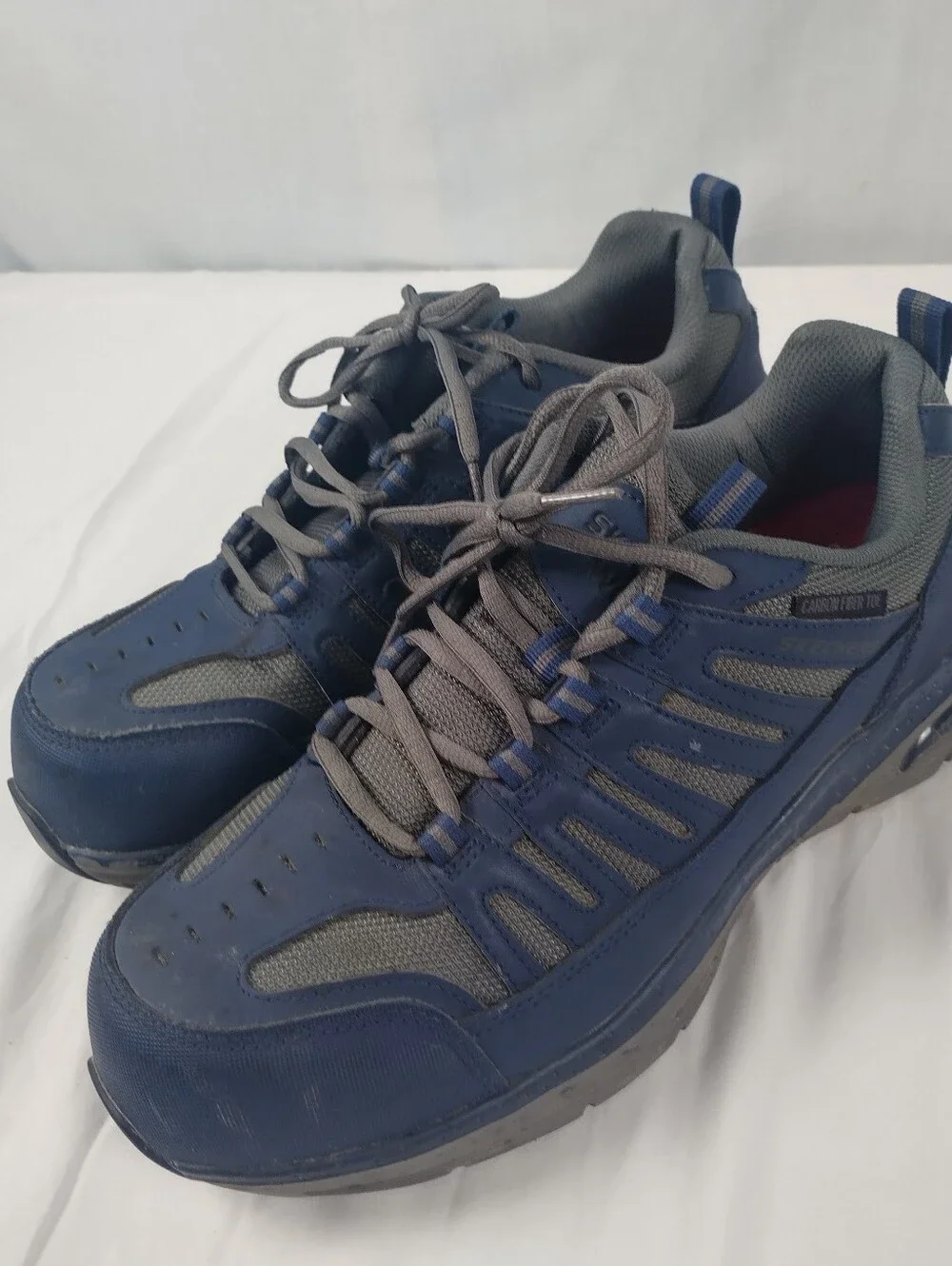 Skechers Mens 10.5 Work Arch Fit Riggit Carbon Composite Toe Work Safety Shoe